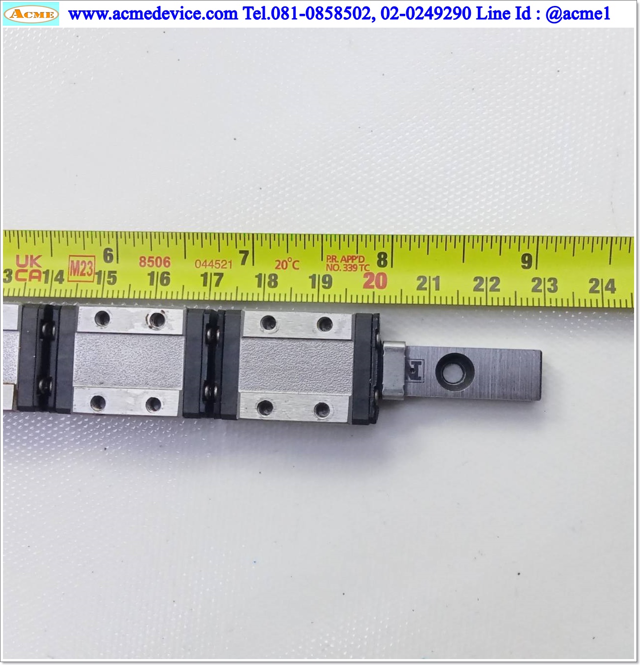 Linear Block and Rail NB รุ่น SEB9A, รางสไลด์ขนาด 9 mm. x 230 mm. (4 Block)