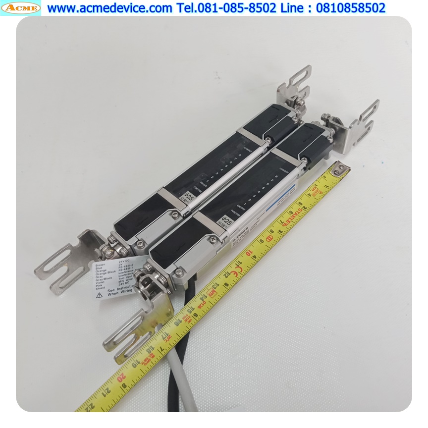 Area Sensor Keyence รุ่น SL-C08H-T + SL-C08H-R, ยาว 140 mm, ระยะ 0.3 to 9 M