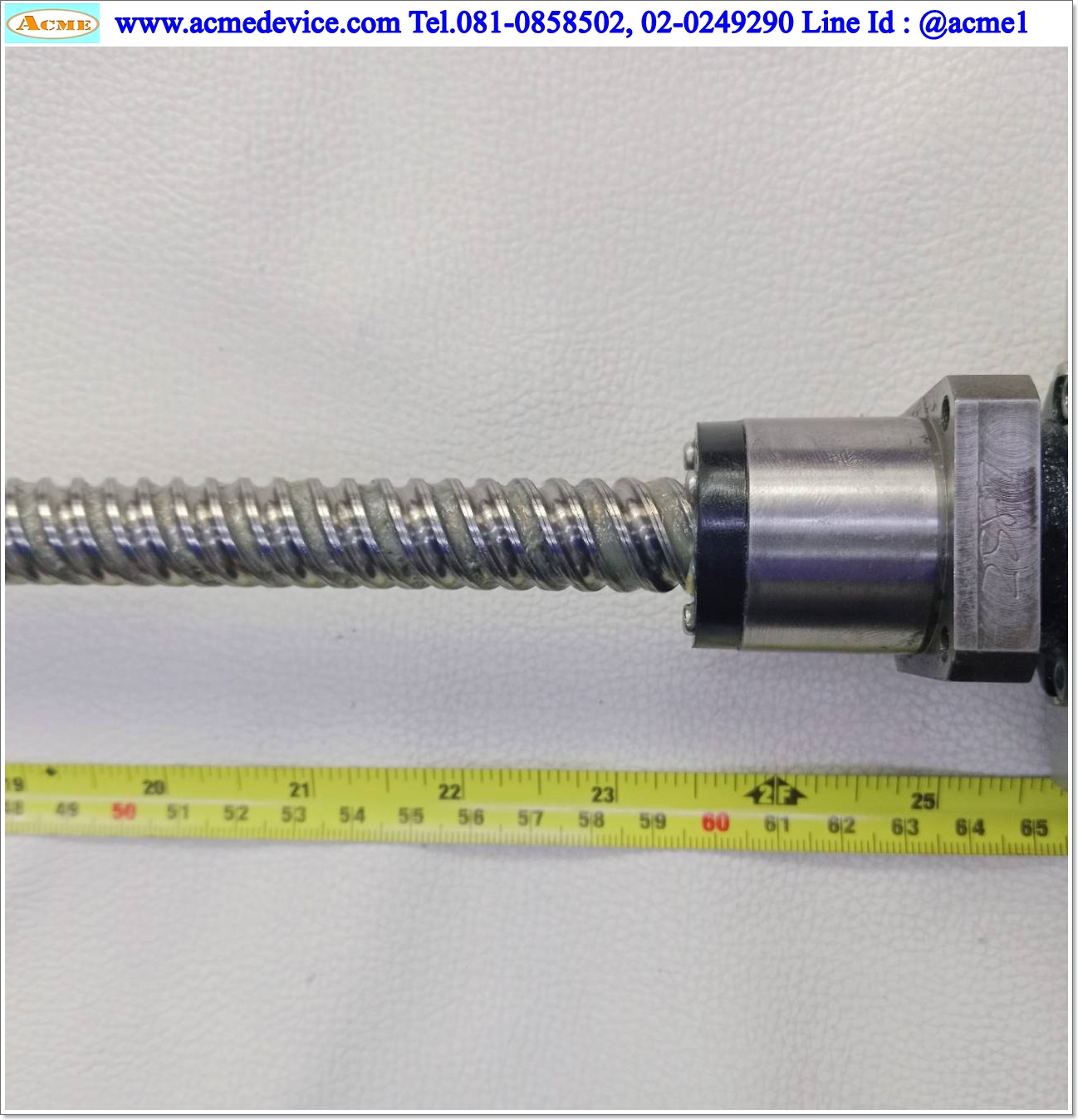 Ball Screw ??? รุ่น ???, ขนาดเพลา 16 mm. x 790 mm., Stroke 600 mm., Pit 20 mm.