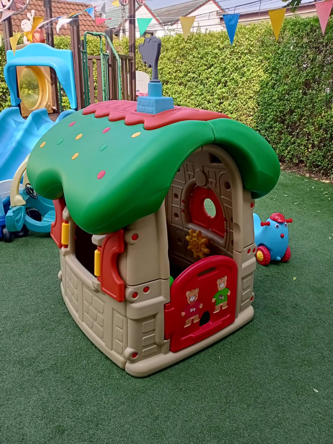 บ้านเด็กเล่น บ้านขนมปังหลากสี