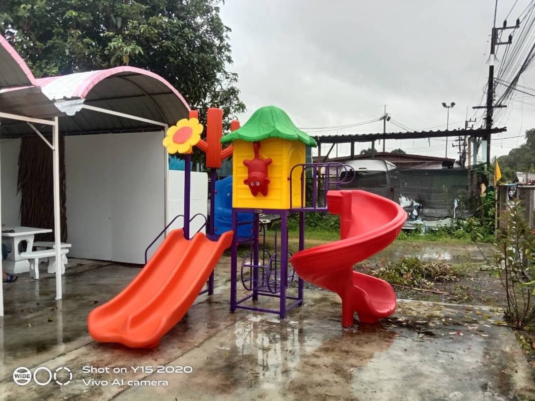 ชุด บ้านลิงน้อย เครื่องเล่นสนามกลางแจ้งและในร่มแสนสนุก