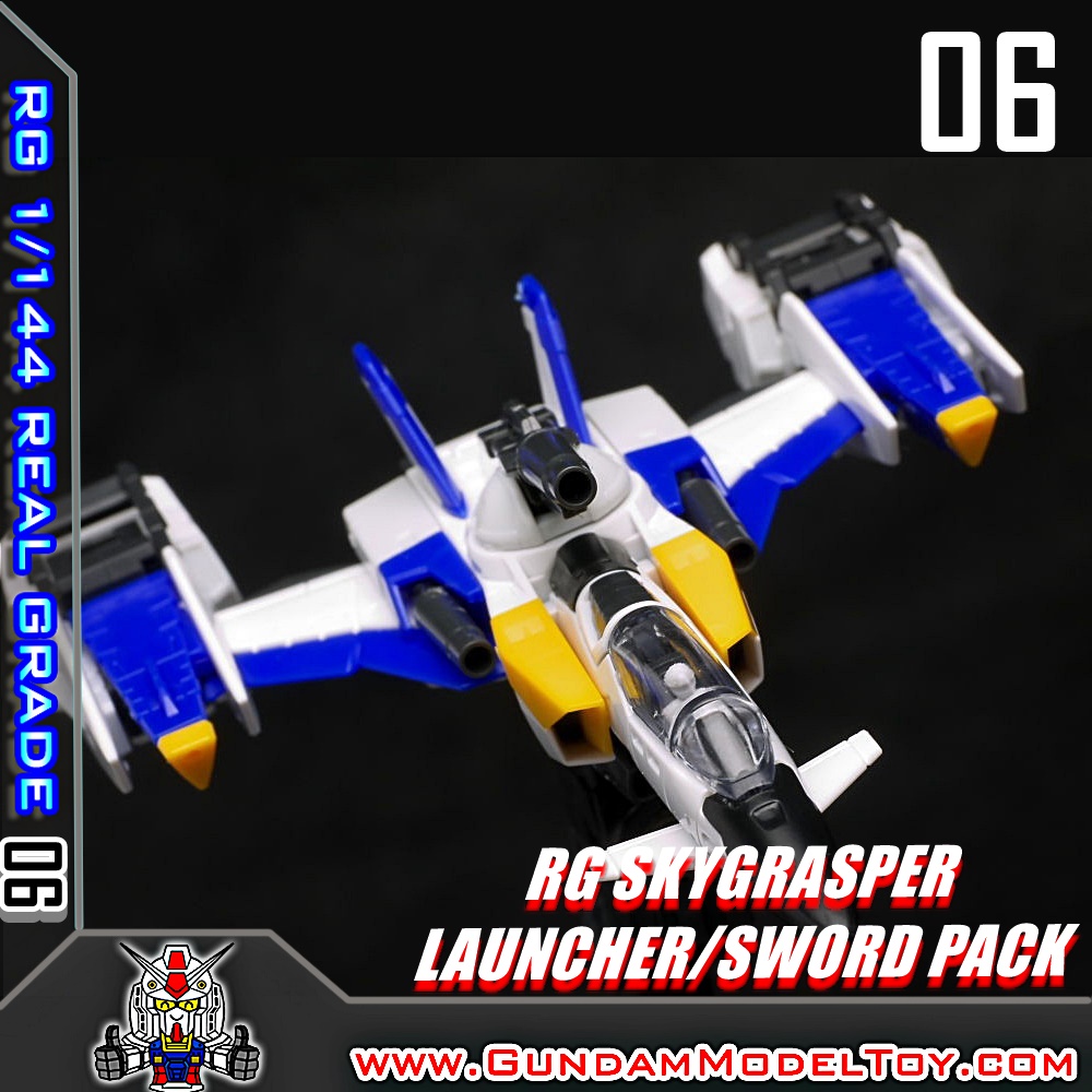 RG 1/144 SKYGRASPER LAUNCHER/SWORD PACK สกายแกรสเปอร์ ลอนช์เชอร์/สวอด แพ็ค