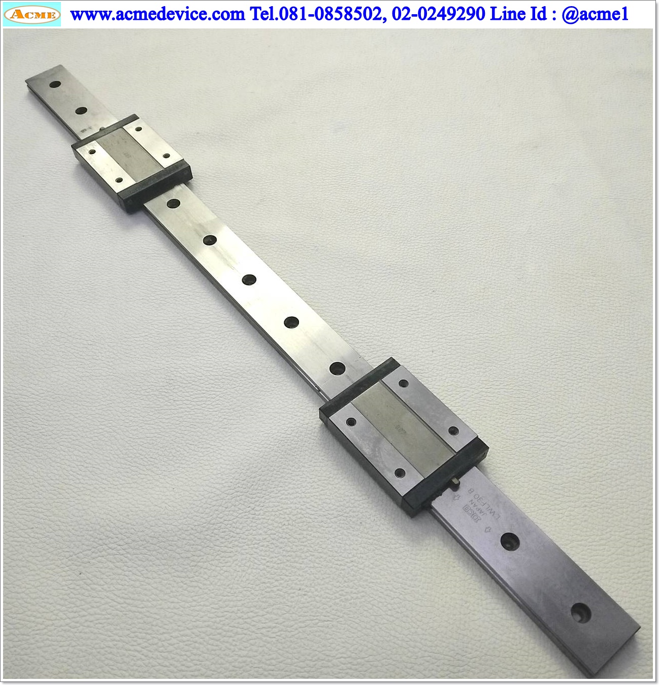 Linear Block and Rail IKO รุ่น LWLFG30B, รางสไลด์ขนาด 30 mm x 520 mm. (2 Block)