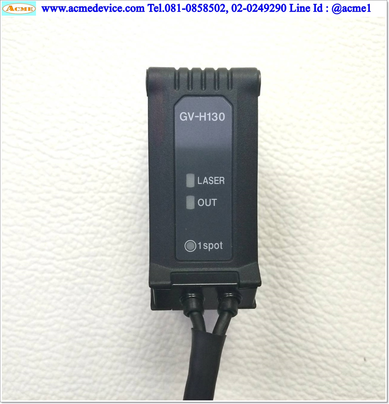 Laser Keyence รุ่น GV-21P, PNP & GV-H130, ระยะ 55 to 130 mm.