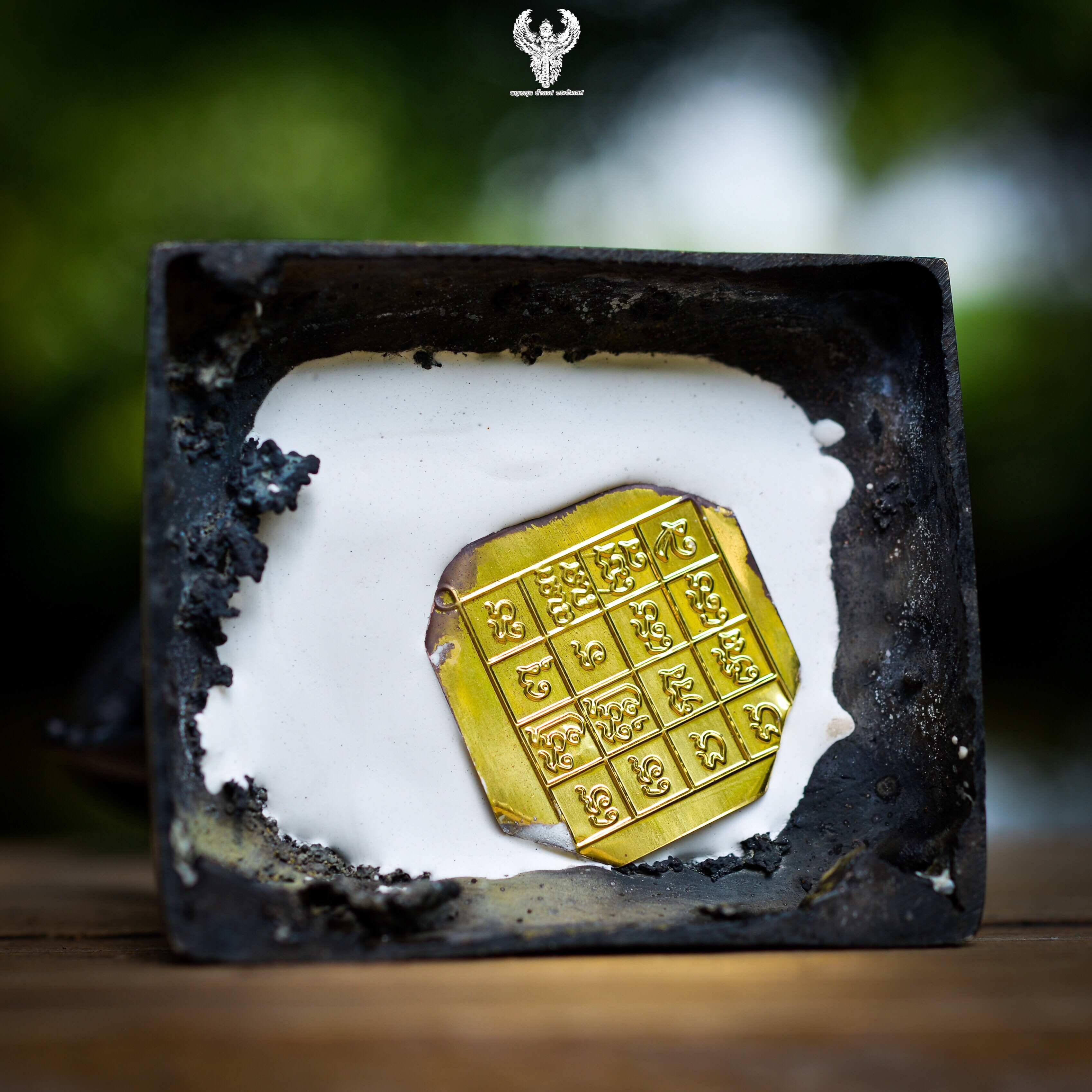 ท้าวเวสสุวรณ หลวงพ่อเพียน วัดเกริ่นกฐิน จ.ลพบุรี ขนาดบูชา สูง 9 นิ้ว เนื้อโลหะรมดำ