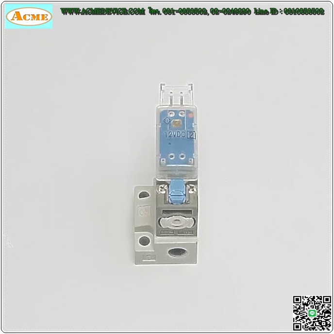 Solenoid Valve SMC รุ่น V114-6MZB-M5, 3-PORT, coil 12Vdc