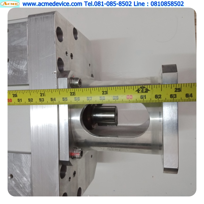 แกนสําเร็จรูป Ball Screw ??? รุ่น ???, ขนาด 205 x 633 mm, Stroke 263 mm, Pit 5 mm, แกนโต 25 mm