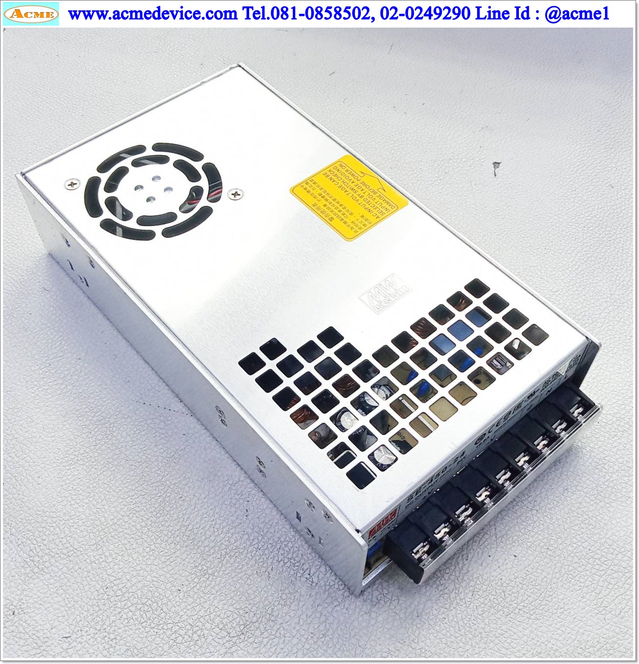 Power Supply Mean Well รุ่น SE-450-24, Output 24V, 18.8A, 450W