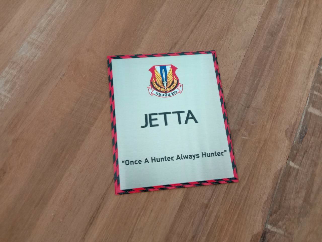 งานป้ายอะคริลิค JETTA