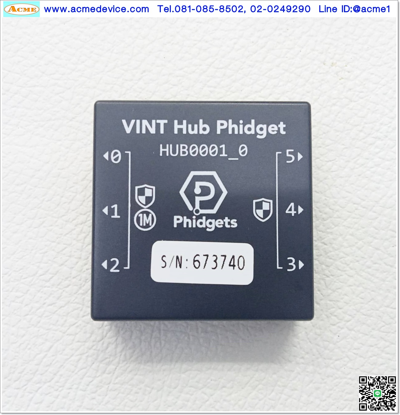 USB VINT HUB PHIDGET รุ่น HUB0001_0, IOT USB
