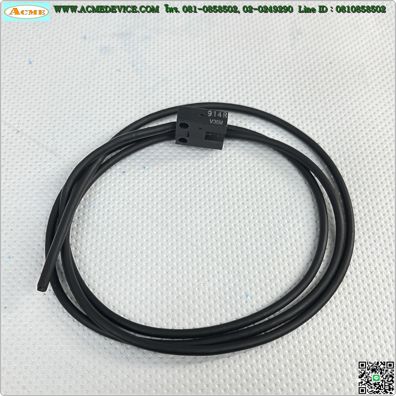 Photoelectric Omron รุ่น EE-SX914R, ระยะ 5mm, Light-ON, Dark-ON, NPN