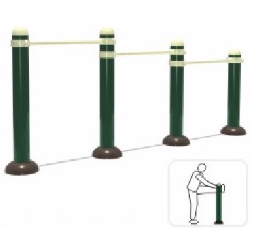 เครื่องออกกำลังกาย ชุด บาร์ 3 ระดับ บารฺฝึกความแข็งแรงของกล้ามเนื้อแขน