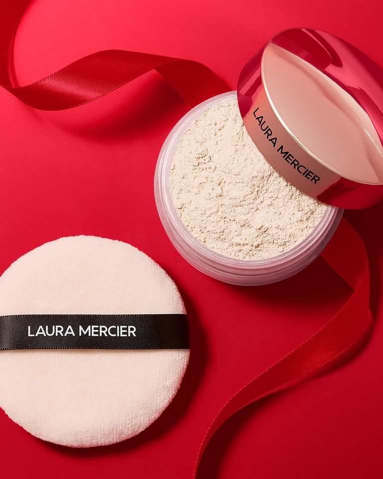 แป้งฝุ่นลอร่า Laura Mercier Loose Setting Powder Translucent 29g + Puff Set for Luck