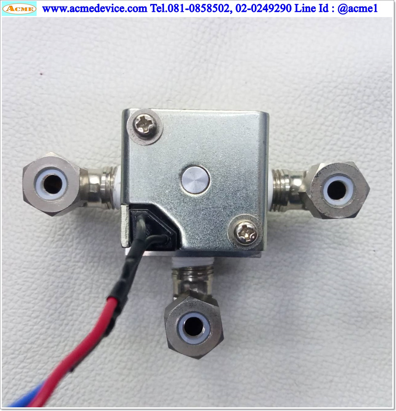 Solenoid Valve Takasago รุ่น YDV-3A-1/4C, 3/2, 24Vdc