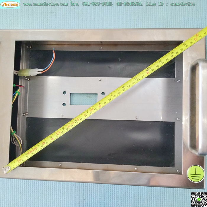 กล่องใส่ HMI Touch Screen รุ่น 15", Stainless, ขนาด 274 mm.x 444 mm.x 86 mm.