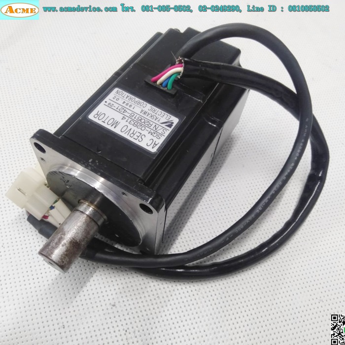 Servo Motor Yaskawa รุ่น SGM-02B314, 200W, 3000 r/min