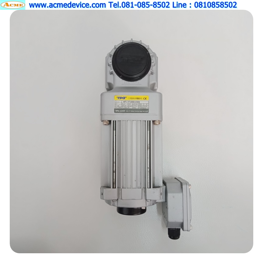 3phase Induction Motor TPG รุ่น AFV-17-0060-030S, 60W, 220/380V & Gear Head Ratio 1:30