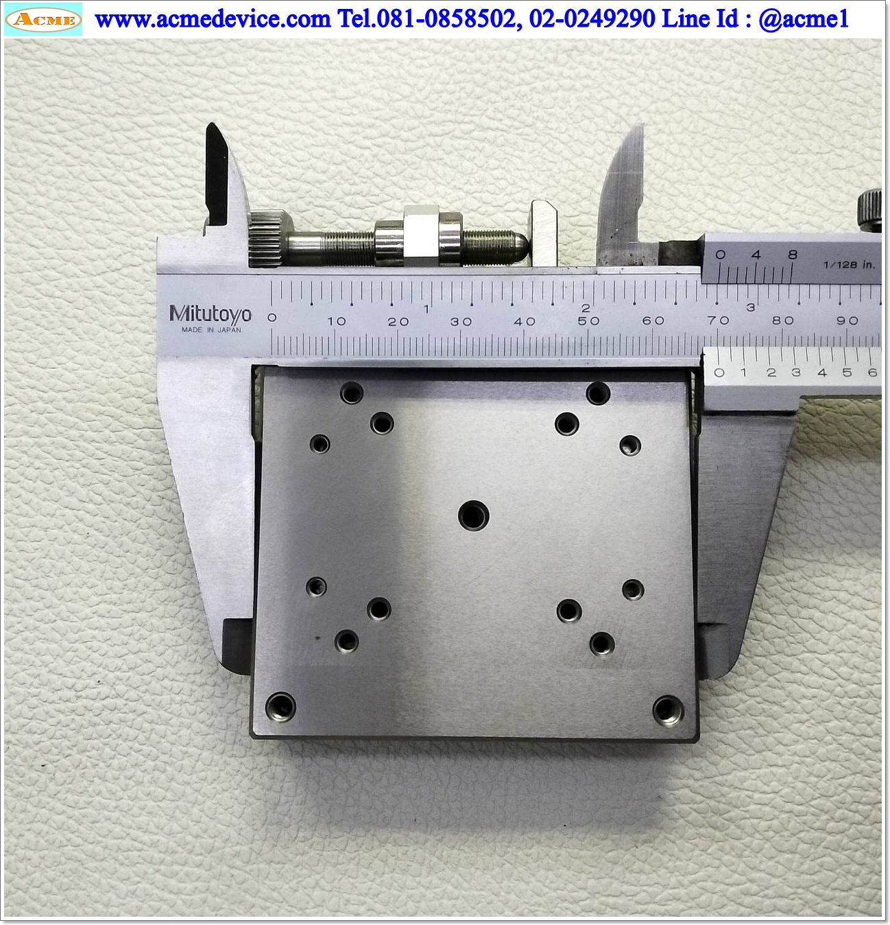 Linear Stage รุ่น S-AH, ขนาด 70 x 70 mm.,Stroke 20 mm. (ไม่มีตัวล็อค)