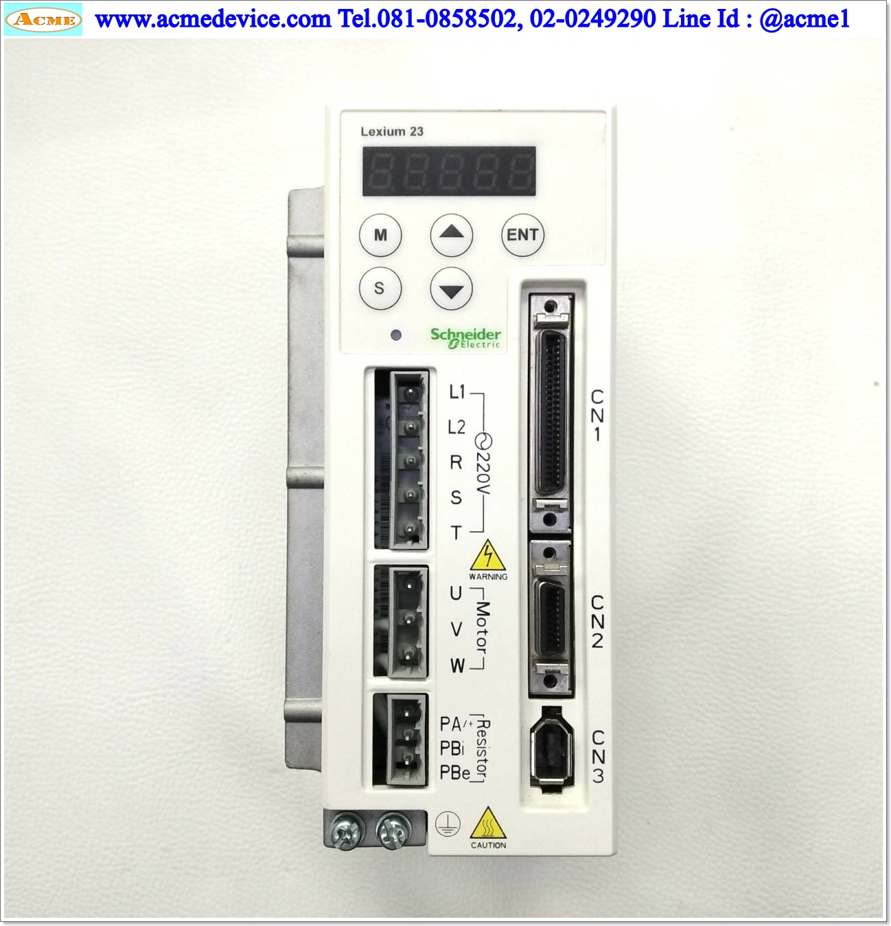 Servo Drive Schneider รุ่น LXM23CU01M3X, 100W, 200/230 VAC