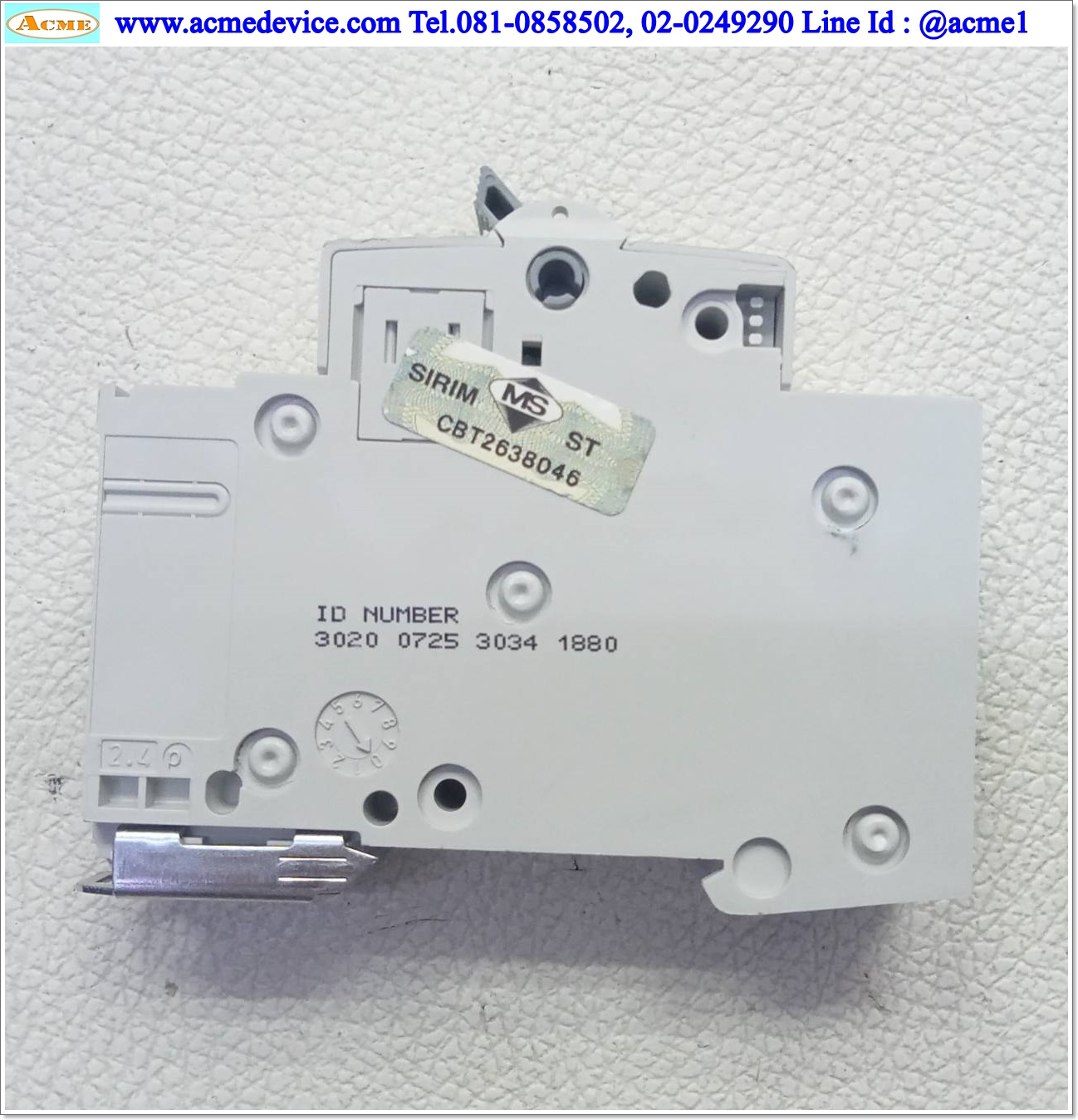 Breaker 1P Hager รุ่น MY 106E C6, 6A