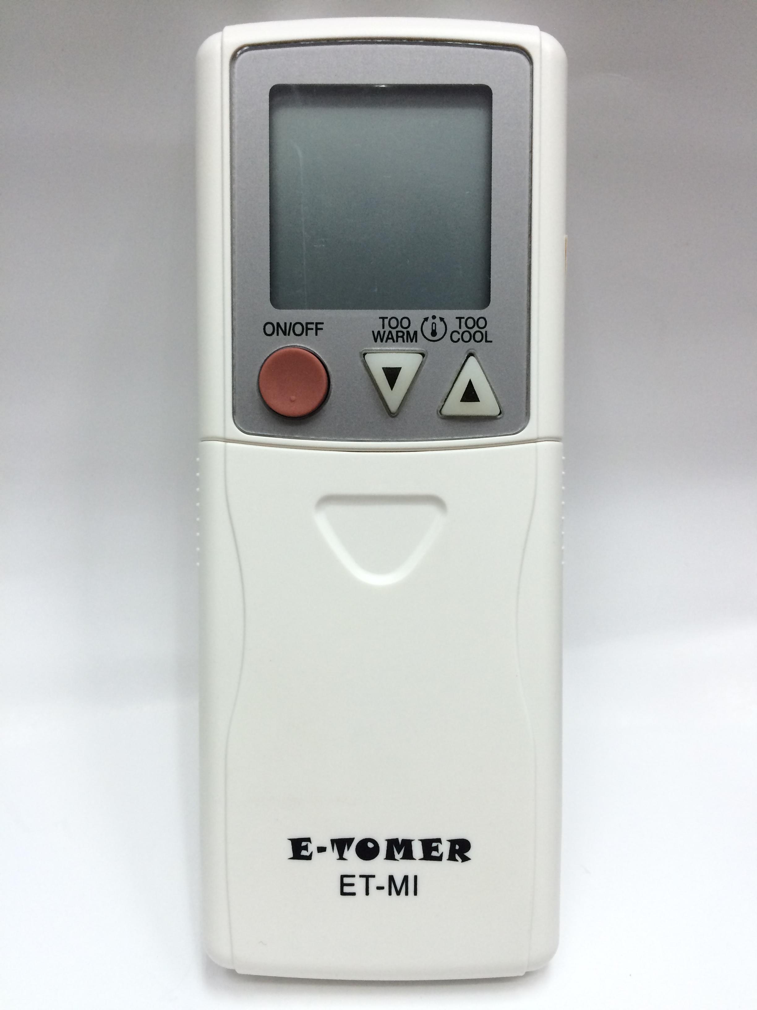 รีโมทแอร์รวม Mitsubishi ใช้ได้ทุกรุ่น รุ่นET-MI (ไม่ต้องตั้งค่า)