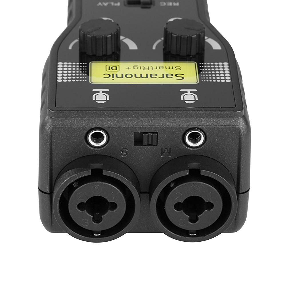 Saramonic SmartRig+ Di 2-Channel XLR & 3.5mm Microphone Mixer + 6.3mm Guitar Audio Interface with Phantom Power & MFi Certified Lightning Connector for iPhone, iPad, iPod, iOS Smartphones and Tablets รับประกันศูนย์ไทย 1 ปี