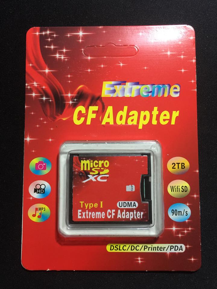 [ของแท้ รองรับการ์ดWifi] ตัวแปลงการ์ด Adapter SD to CF Type I ใช้กับกล้องถ่ายภาพดิจิตอลได้ทุกรุ่น