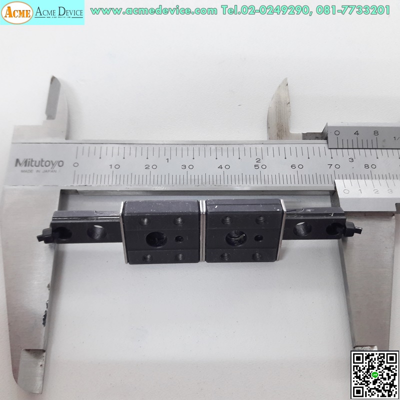 Linear Ball Slide รุ่น ขนาด 7 mm x 72 mm, Stroke 32, สไลด์เข้าหากัน