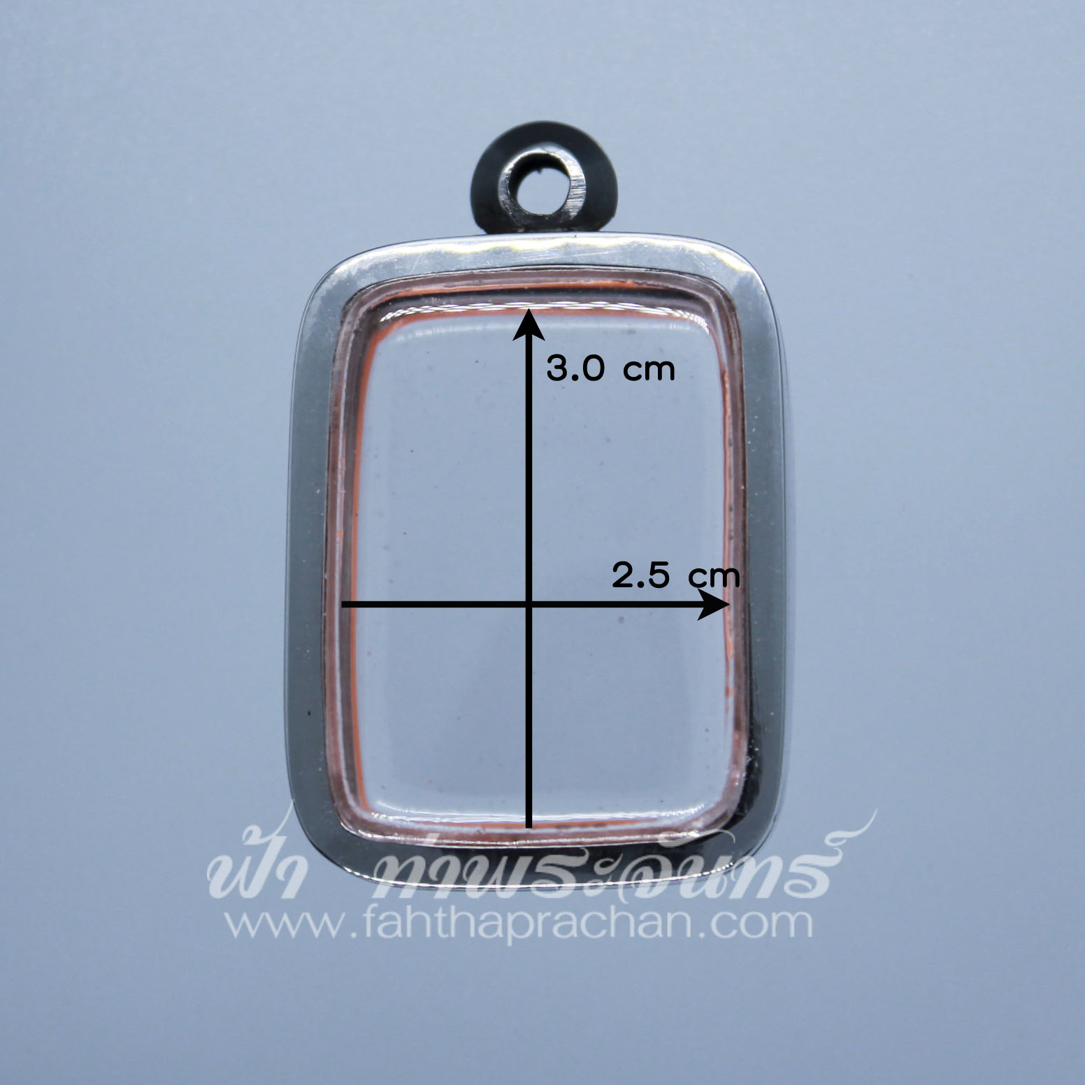 ตลับพ่อปาน แบบหนา สแตนเลสพุก