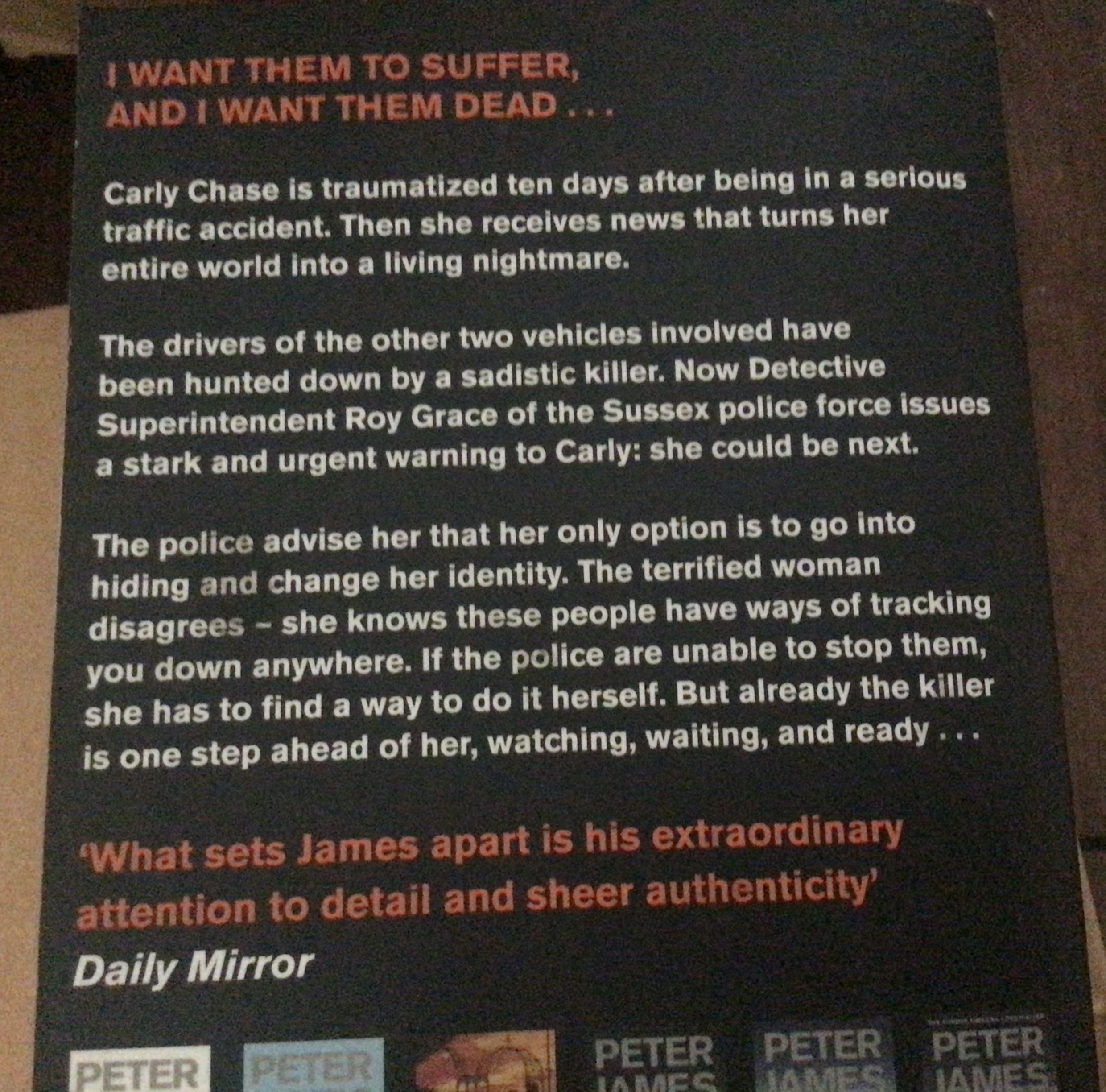 Dead Man's Grip by Peter James ราคา 200