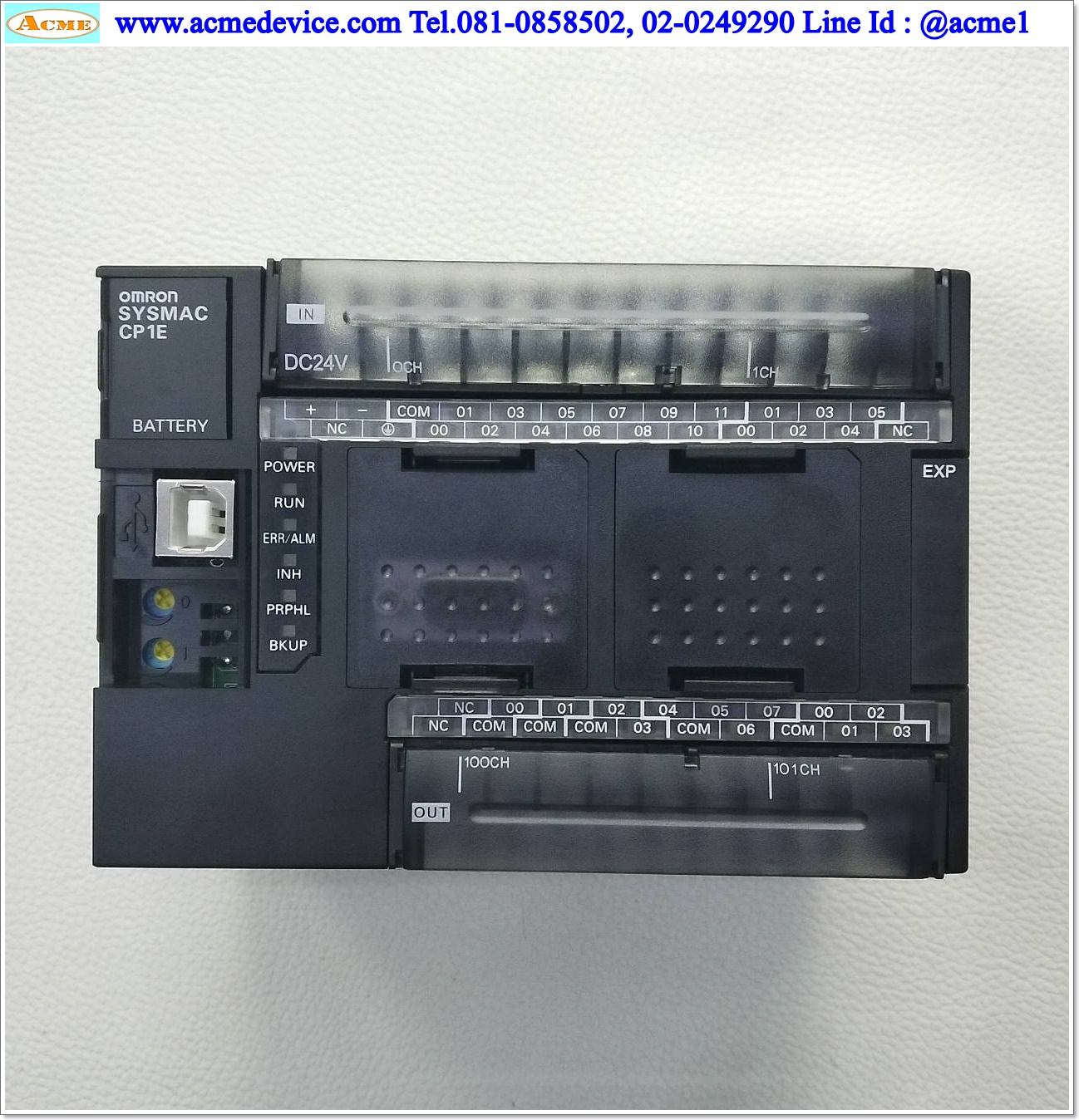 PLC Omron รุ่น CP1E-N30DT-D, 24Vdc