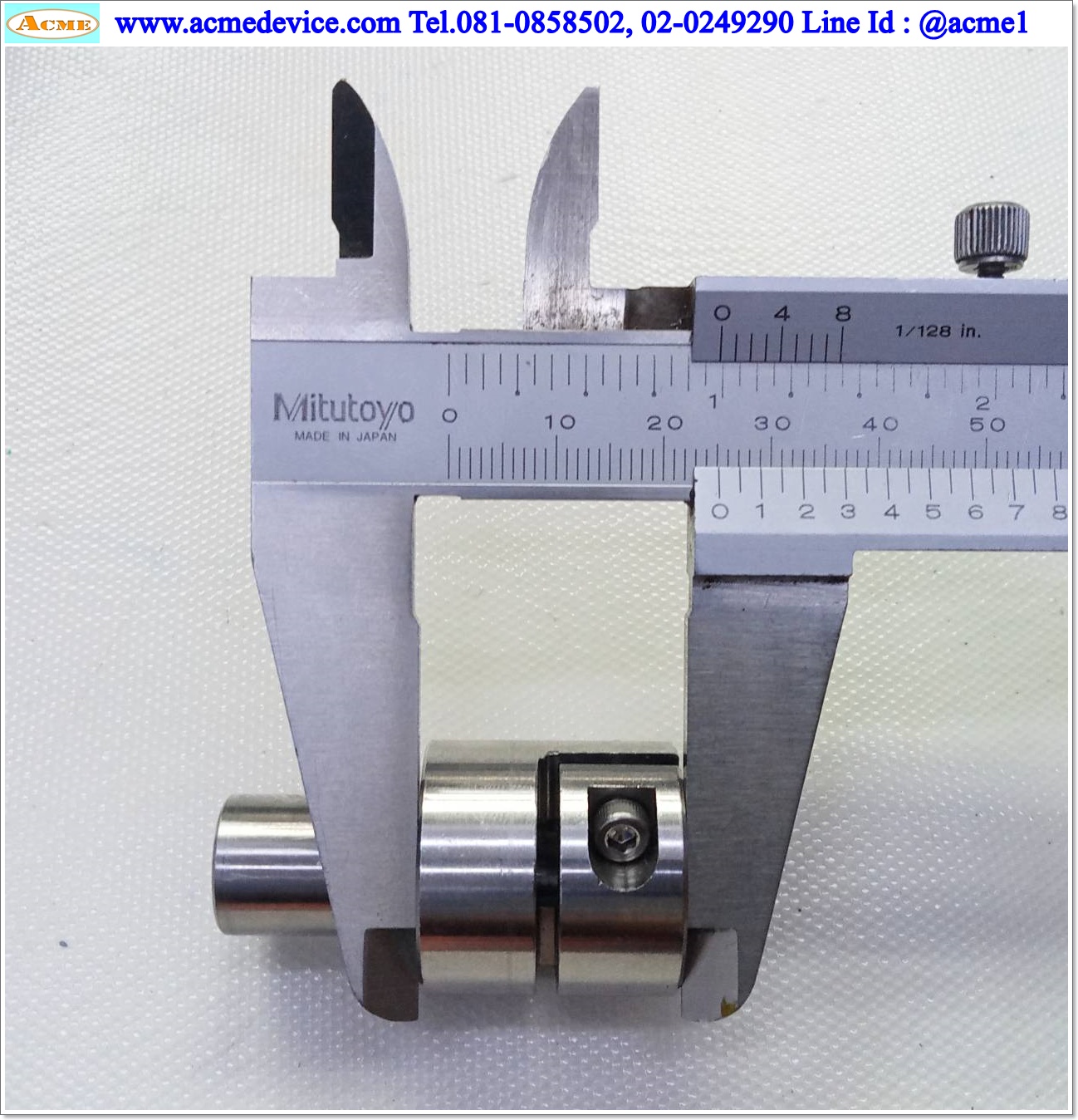Shaft Connection ขนาด ID 10/14mm, OD 25mm, L 45mm, Stainless