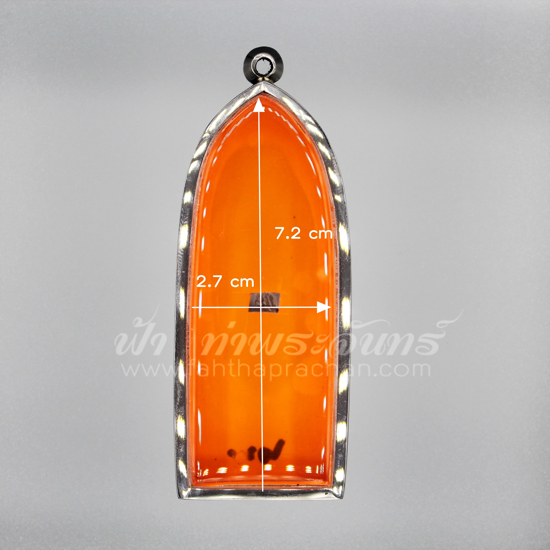 ตลับพระร่วง หน้าเดียว สแตนเลสพุก