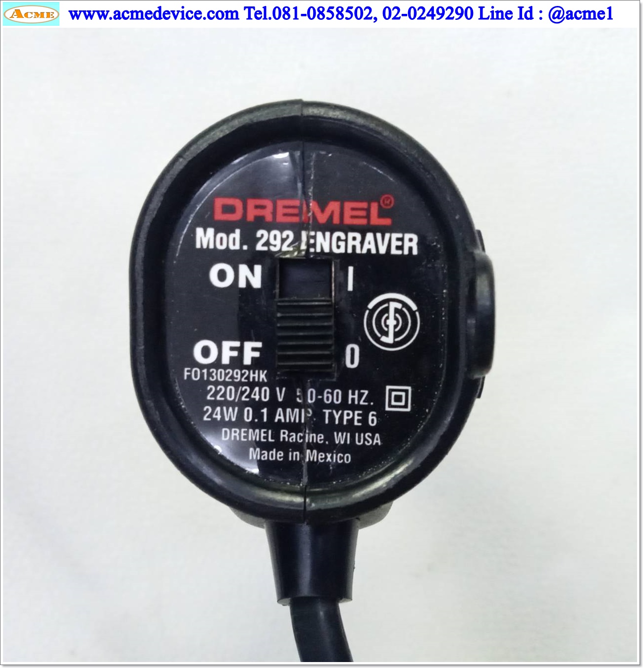 Electric Engraver Dremel รุ่น 292, 220V, 0.1A, 24W