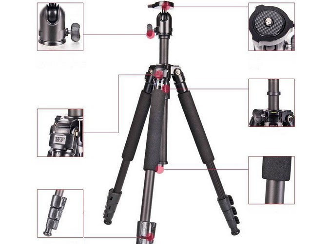 ขาตั้งกล้องพร้อมหัวบอล สุดคุ้มยี่ห้อWeifeng WF-3642B สำหรับกล้องDSLR ทุกรุ่น