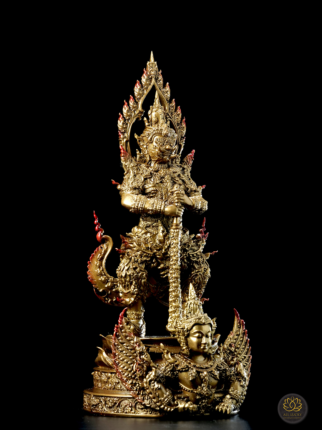 ท้าวเวสสุวรรณ พุทธศิลป์ ขนาด 12 นิ้ว ที่ระลึกงานกฐิน ๒๕๖๕ วัดเนินทอง ราชบุรี