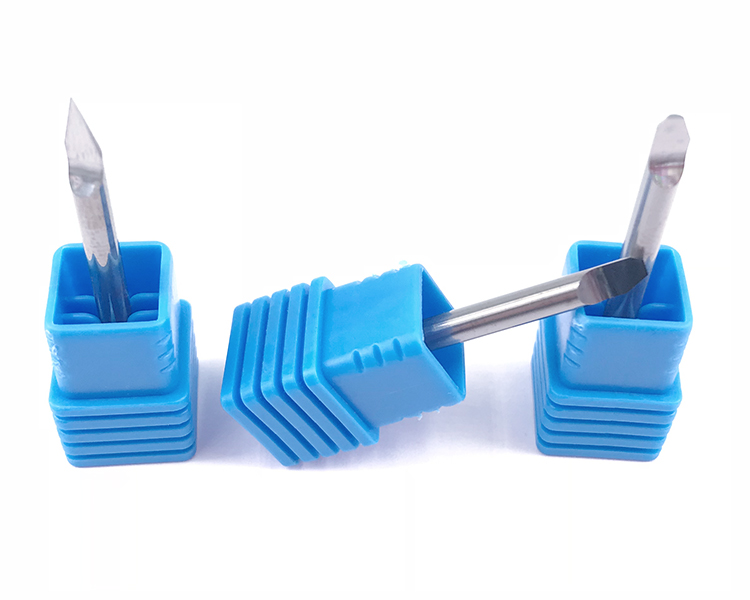 ดอกแกะหินกัดหยก มุม 15 องศา 0.1 mm ความแข็ง 65 HRC65 V-groove Engraving Bits for Jade Stone