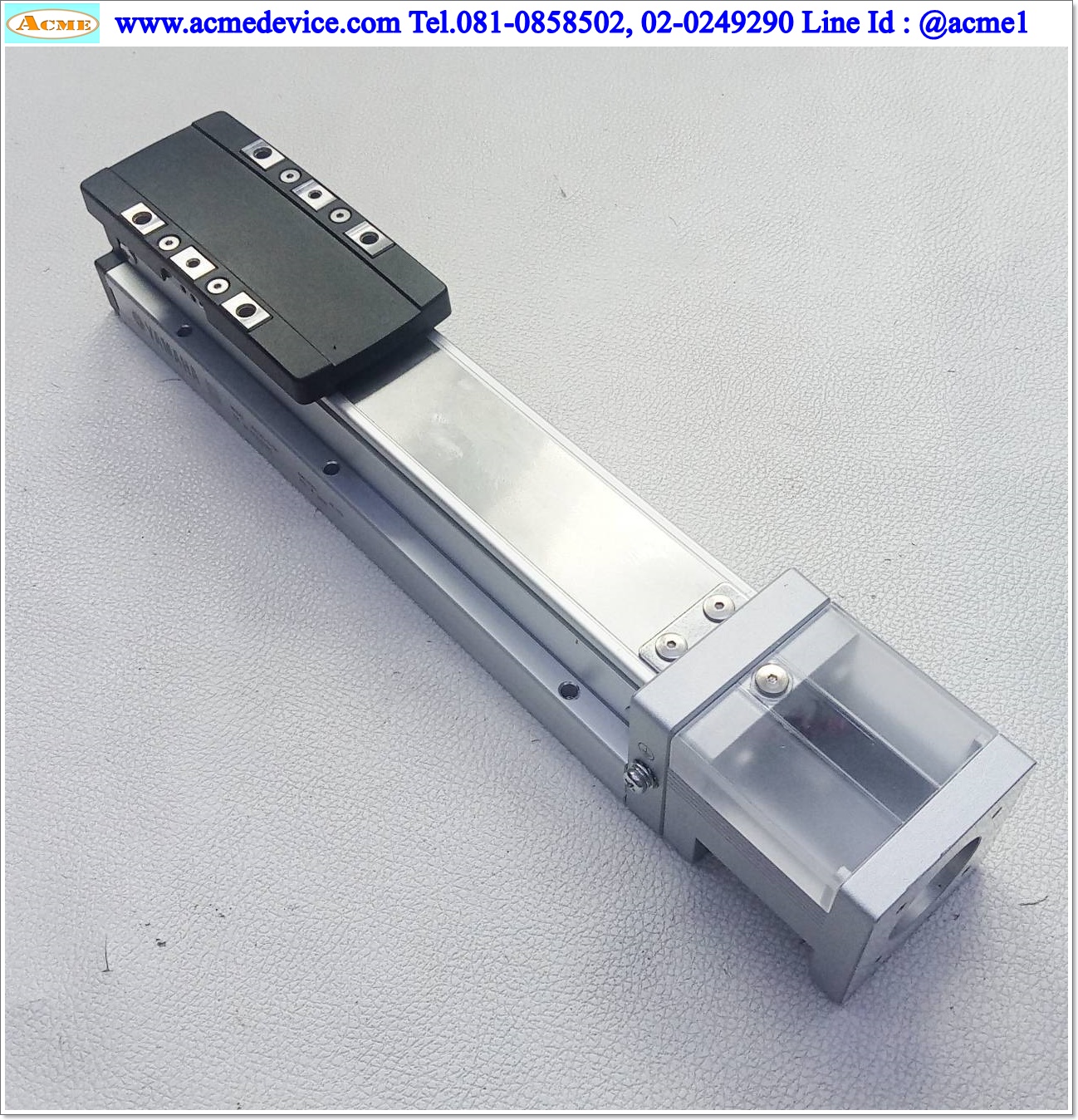 แกนสำเร็จรูป Ball Screw Yamaha รุ่น LBAS05-10-100, ขนาด 52 mm. x 320 mm., Stroke 100 mm., Pit 10 mm.