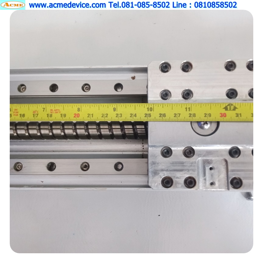 แกนสําเร็จรูป Ball Screw ??? รุ่น ???, ขนาด 95 mm.x 440 mm., Stroke 250 mm., Pit 6 mm., แกนโต 16 mm.