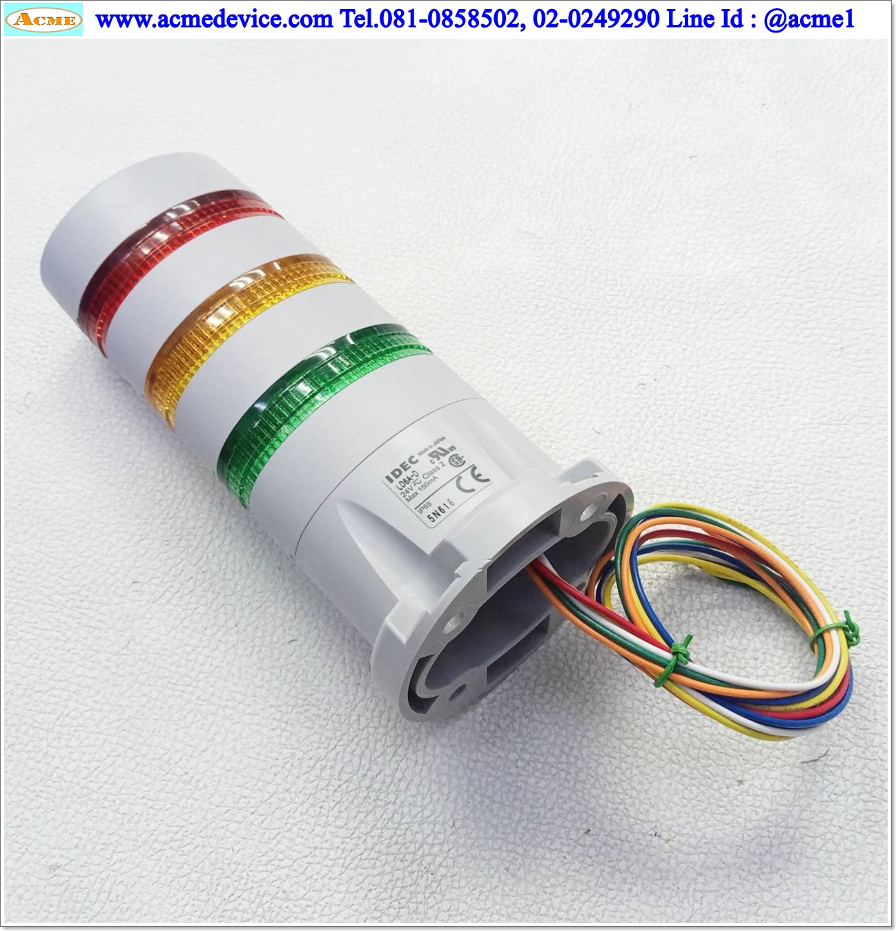 Tower Light Idec รุ่น LD6A-D, 24V AC/DC