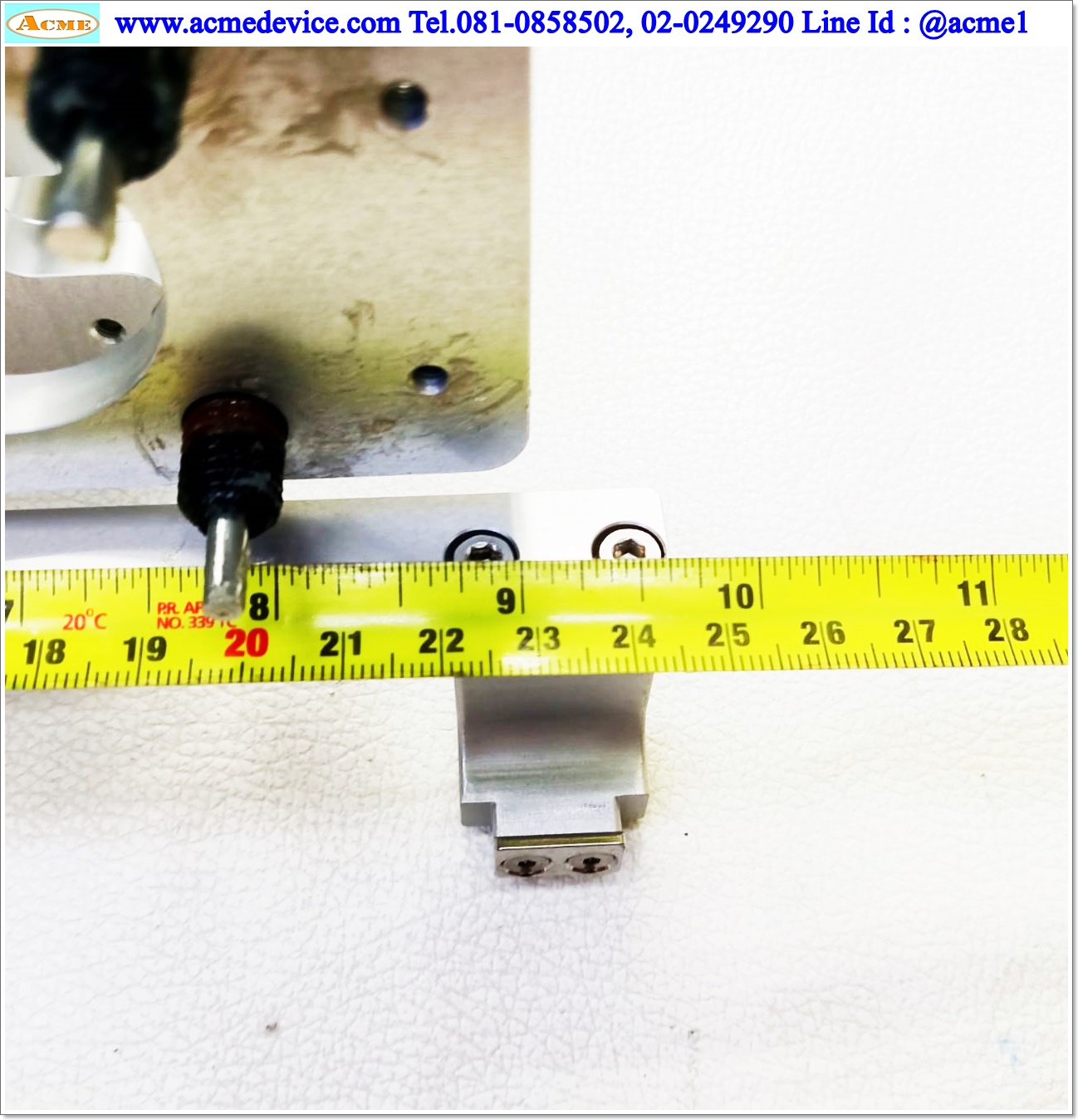 Gripper SMC รุ่น MHL2-10D, Bore 10 mm., Stroke 20 mm. & Air Cylinder MXS12-30B, Bore 12 mm., Stroke 30 mm.