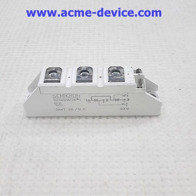 Thyristor / Diode Modules Semikron รุ่น SKKT 26/12E, 25A, 1200V