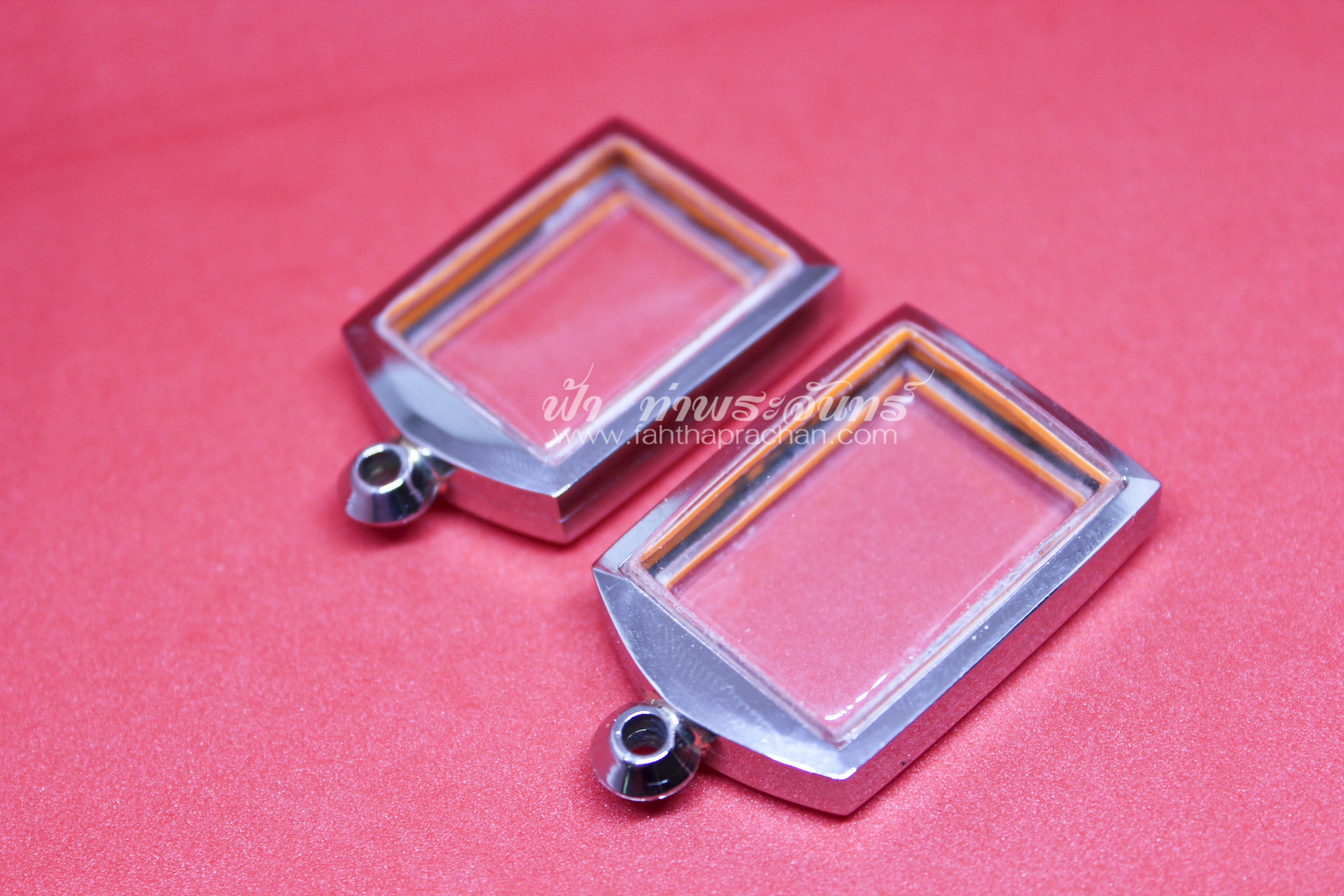 ตลับเหรียญแสตมป์ รูปถ่าย สองหน้า สแตนเลสพุก