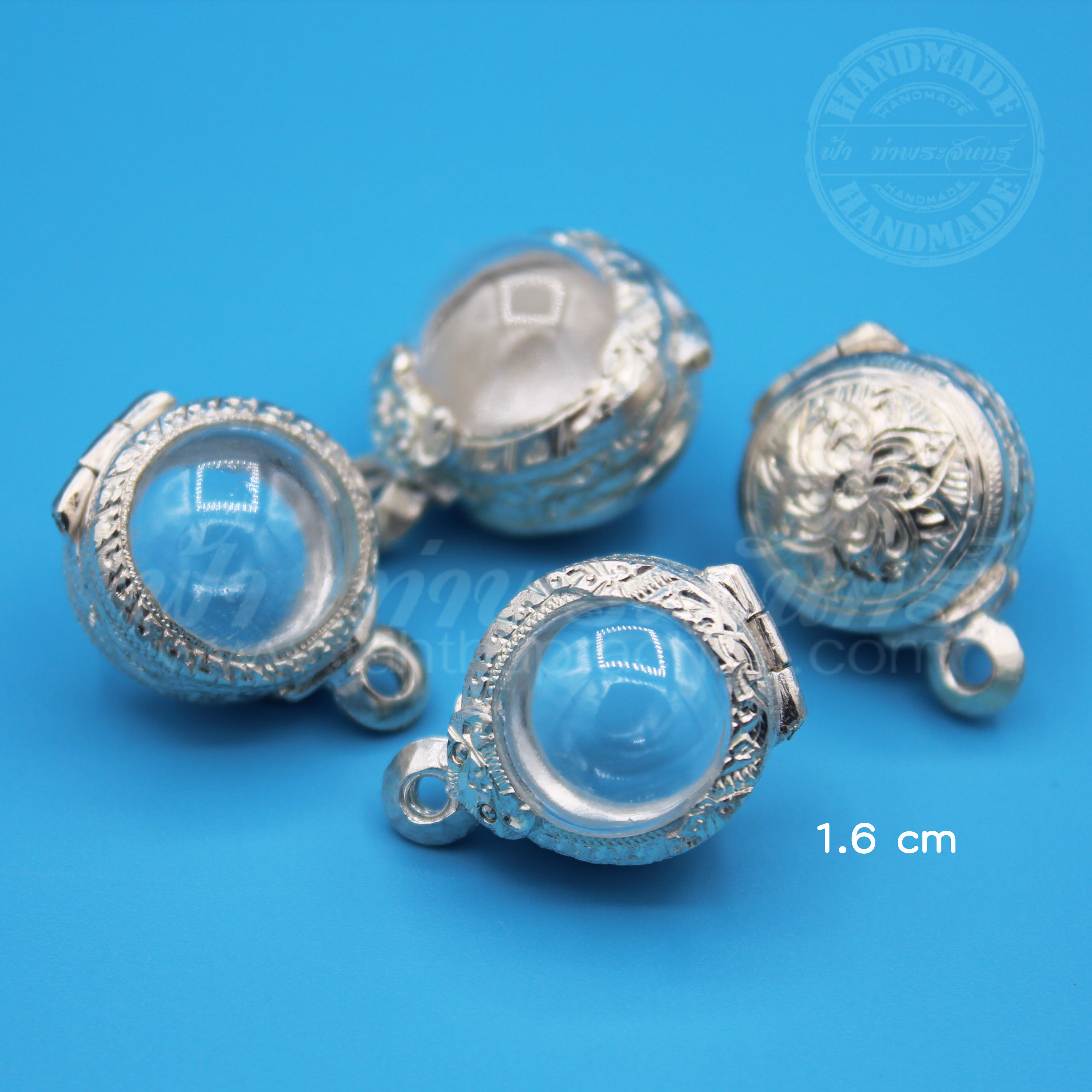 ตลับลูกอม เงินแกะลาย 92.5%