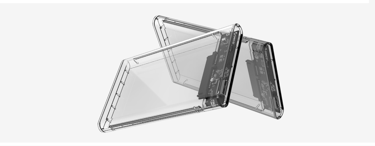 กล่องอ่านฮาร์ตดิสก์แบบใส Orico 2.5 inch Transparent USB3.0 รุ่น 2139U3 (PreOrder รอสินค้า 10-14วัน)