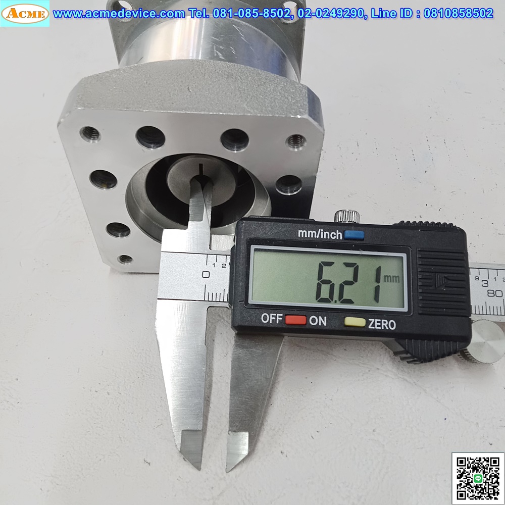 Gear Head Harmonic รุ่น HPG-14A-11-BL3-D-F0-SPH0047, Ratio 11:1, เพลาเข้า 6.25mm