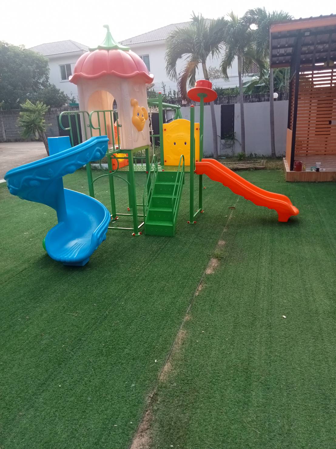 เครื่องเล่นสนามกลาง ชุด บ้านฟักทอง เครื่องเล่นสร้างจินตนาการ