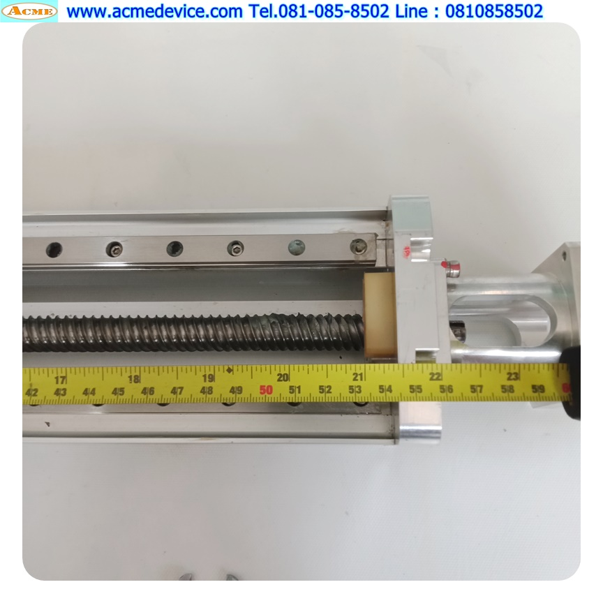 แกนสำเร็จรูป Ball Screw ขนาด 110 mm. x 630 mm., Stroke 405 mm., Pit 16 mm. + Linear 540 mm.