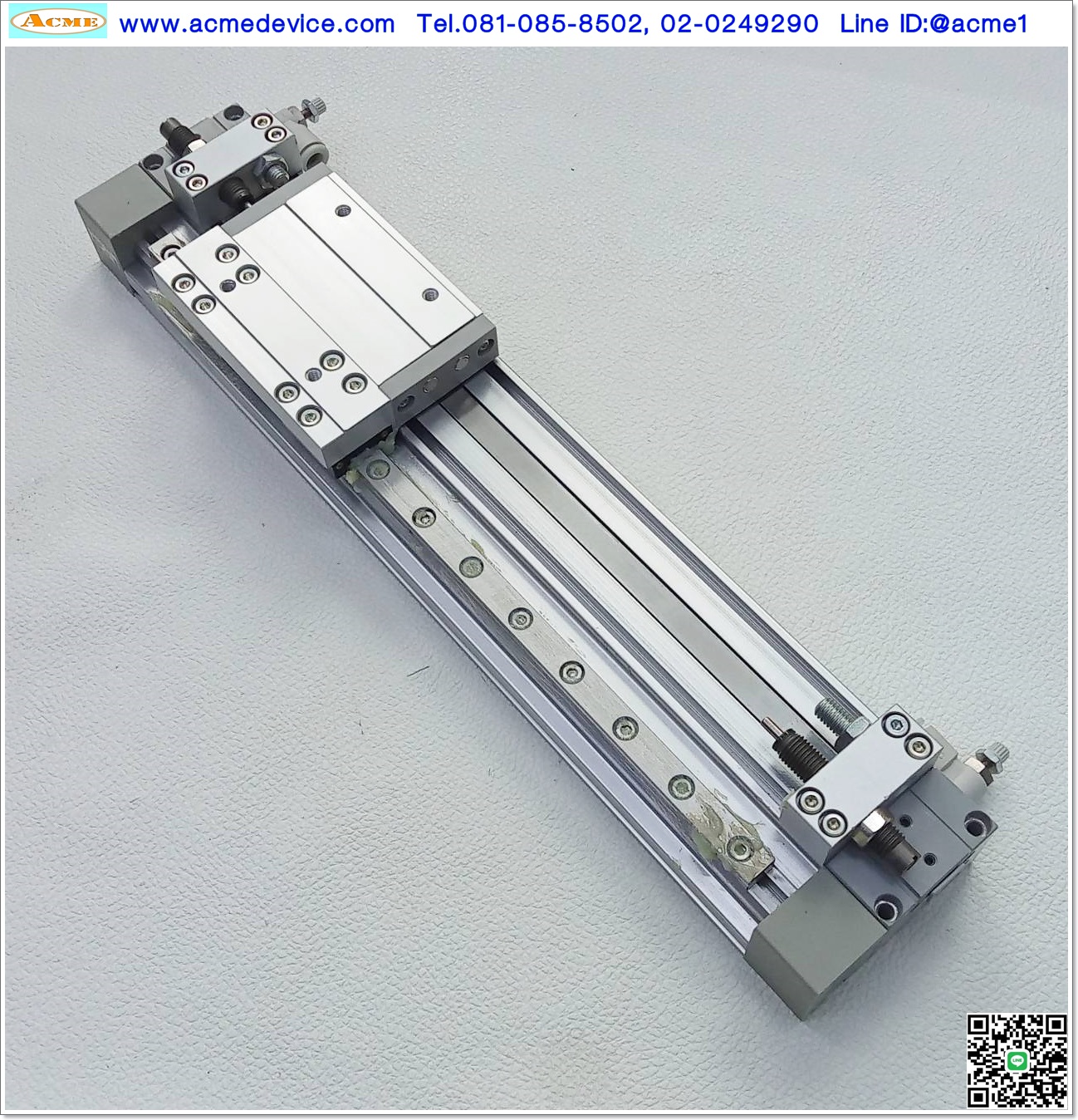 Rodless Cylinder SMC รุ่น MY1H16-150L-M9BW, Bore 16 mm, Stroke 150 mm