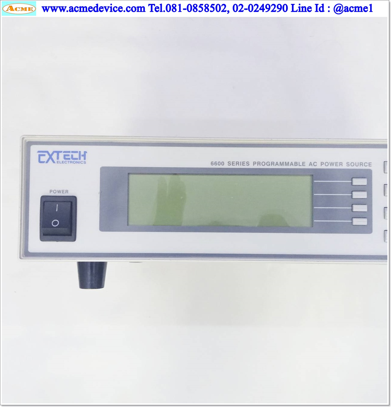 AC Power Supply Extech รุ่น 6605 , 6600 Series, Output 0-150V 4.6A, 0-300V 2.3A, 500VA, Power Input 100V/220V, Programmable AC Power Source